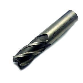 CGjiogujio 20mm 4 Flute HSS and Aluminium End Mill Cutter CNC Bit