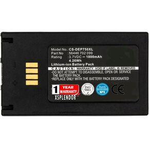 Replacement Battery for EASYPACK EZPack XL, Poliflex 750 Part NO 56446 702 099