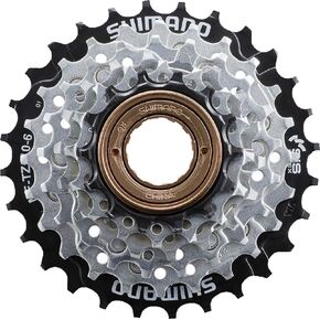 Shimano 6-Speed Bicycle Freewheel Replacement Cluster - MF-TZ510-14-28 - EMFTZ5106428CP