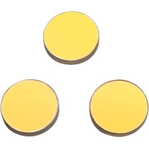 Mssoomm 20mm Molybdenum (Mo) Laser Reflection Mirrors for CO2 Laser Cutter Engraver Cutting Engraving Machine, 3 Pcs Dia. 20mm /0.79"