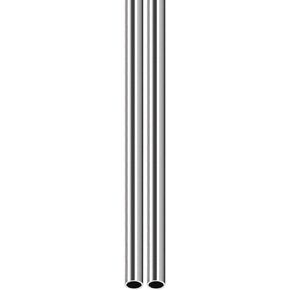DTGN 8mm x 0.4mm x 250mm(ODxWall TxL) 304 Stainless Steel Tube - 2Pack - Good for Machinery Equipment - Polished Metal Tubing
