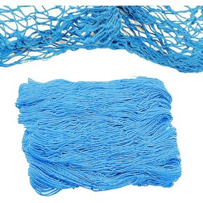 Rosoz Natural Fish Net Decorative for Party, Natural Cotton Netting 80x40 Inch, Nautical Themed Fishnet Party Accessory