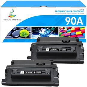 CE390A 90A Black Toner Cartridge 2 Pack Compatible Replacement for HP 90A CE390A 90X CE390X for HP Laserjet Enterprise 600 M601 M602 M603 M4555 MFP M602x M602n M603dn Printer Ink