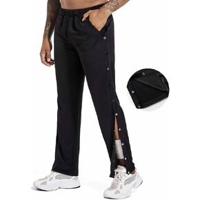 Post Surgery Tearaway Pants, Side Snap Pants, Patient Breakaway Pants for Fracture/Surgery Patients- Men's