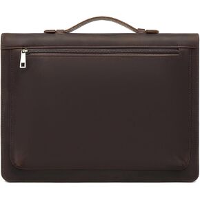 Vegan Leather Portfolio Binder, Padfolio with Clip and Handle, Zippered Folio Organizer with A4 Notebook Holder for Women and Men, Black