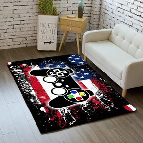 Outer Space Rugs Universe Solar System Planet Theme Carpets Kids Rugs for Playroom Educational Learning Area Rug for Living Room Bedroom Small Floor Sofa Mats, 2'×3'