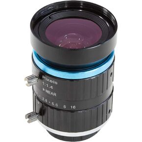 Arducam C-Mount Lens for 12MP IMX477 Raspberry Pi HQ Camera, 16mm Focal Length with C-CS Adapter，Manual Focus and Aperture Adjustment