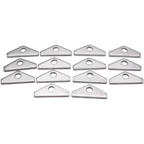 14 PCS Chrome Valve Cover Mini Tabs Hold Down Fits for Big Block Chevy 396 427 454 502
