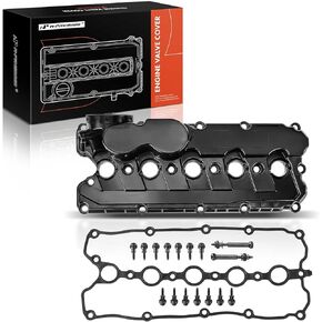 A-Premium Engine Valve Cover, with Gasket & Bolts, Compatible with Volkswagen Beetle 2006 2007 2008 2009 2010, L5 2.5L DOHC, Replace # 07K103469M