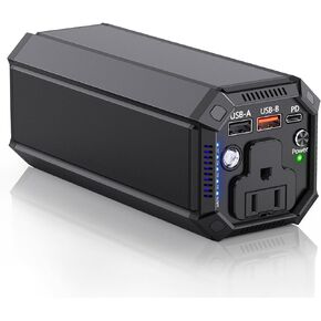 Portable Power Bank with AC Outlet, 100W Portable Laptop Charger, 98Wh/27000mAh High Capacity with 65W PD USB C Laptop Battery Bank, Backup Power Source for Business Travel and Outdoor Activities