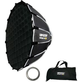 QR60II 23.6-inch Softbox: Professional-Grade Collapsible Bowens Mount Soft Light Modifier - Ideally Compatible with Godox SL60W, SL150WII, VL150, VL200, VL300, UL150, SZ150R, and More