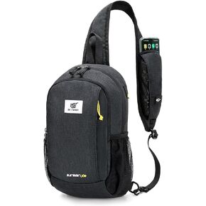 SKYSPER Sling Backpack with RFID Pocket Lightweight Crossbody Bag for Hiking Travel Shoulder Chest Bag for Men Women