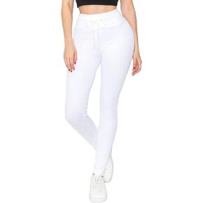 ALWAYS Women's Cotton Yoga Leggings - High Waist Premium Soft Breathable Stretchy Ribbed Leggings