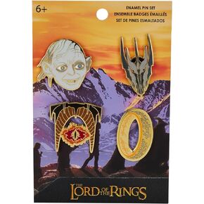 مجموعة دبابيس Loungefly WB The Lord of the Rings مكونة من 4 قطع، حصريًا من Amazon