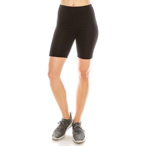 RENESEILLE Women's Active Biker Shorts – High Waist 7" Inseam Athletic Workout Gym Sports Yoga Running Bike Pants