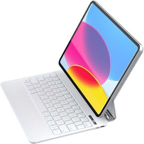 ZENLU iPad Pro 11 Inch Case with Keyboard Pink, Magic-Style Keyboard, Multi-Touch Trackpad, Floating Cantilever Stand, Smart Backlit Keyboard Case for 11" iPad Pro(1/2/3/4 Gen), 10.9 Air 4/5/6(M2) Gen