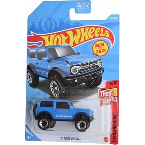 Hot Wheels '21 Ford Bronco, [Blue] 100/250 Then and Now 3/10
