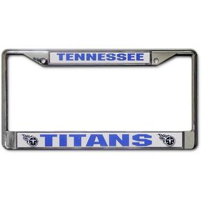 Rico Industries NFL Unisex-Adult Standard Chrome License Plate Frame