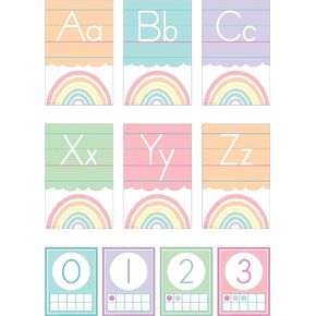 Teacher Created Resources Pastel Pop Alphabet Bulletin Board (TCR8409)