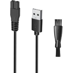 Dog Charger Replacement oneisall Charger, 5V USB Charger Cable Compatible with oneisall Dog Clippers with 1 Cleaning Brush, 3.3ft Power Cord