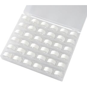 HNMZDS 36Pcs Bobbins and Sewing for Sewing Machine, Sa156 Bobbins with Case for Brother, Bro-Ther, Singer, Sewing Machine Accessories, Sewing Machine Bobbins (Black)