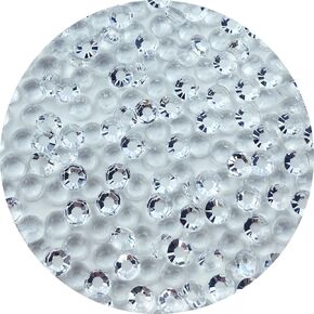 3000 PCS 5mm Flatback Resin Rhinestone Round Transparent Jelly Color Rhinestones Non-Hotfix for DIY Mugs Tumblers Bottles Crafts Decoration Clothes Shoes Shirts Caps Decoration(Dark Purple)