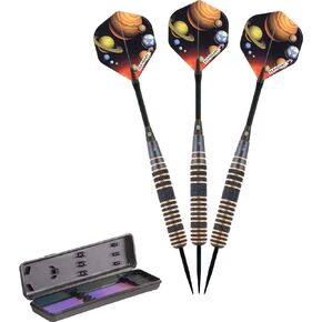 Elkadart Orbital Steel Tip Darts with Storage/Travel Case