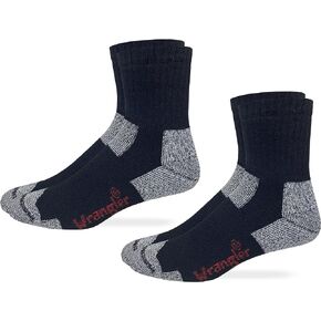 Wrangler Mens Ultra Dri Seamless Toe Quarter Socks 2 Pack