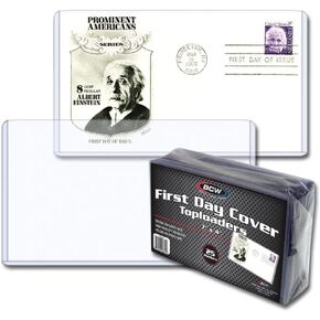 BCW First Day Cover TOPLOAD Holder