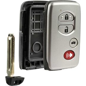 Key Fob Keyless Entry Smart Remote Shell Case & Pad fits Toyota
