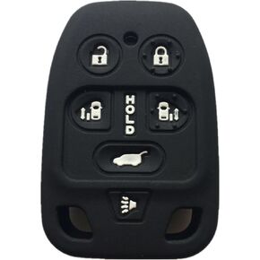 Rpkey 6 زر سيليكون دخول بدون مفتاح التحكم عن بعد مفتاح فوب غطاء حامي استبدال صالح ل 2011 2012 2013 هوندا أوديسي N5F-A04TAA 3248A-A04TAA