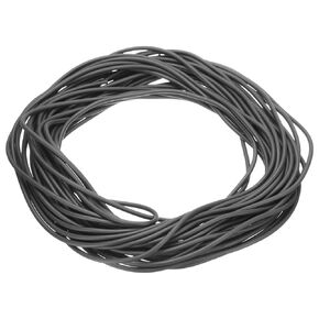 PATIKIL 1/4 Inch x 65.6 Feet Backer Rod, Hard Solid Nitrile Rubber Rope Caulk Crack Gaps Joint Filler Weather Stripping for Home Construction, Industrial Equipment Gasket DIY，Black