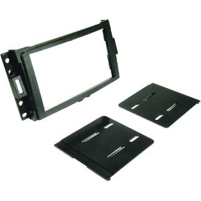 Scosche GM1595B Compatible with Select 2004-12 GM ISO Double DIN Dash Kit Black