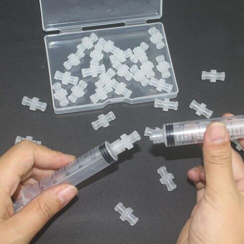 30 قطعة محولات حقنة أنثى لور حقنة إلى حقنة نقل مشتركة PP حقنة محول قفل موصل عدة للمختبر العلمي عينة حقن المحاقن in Kuwait