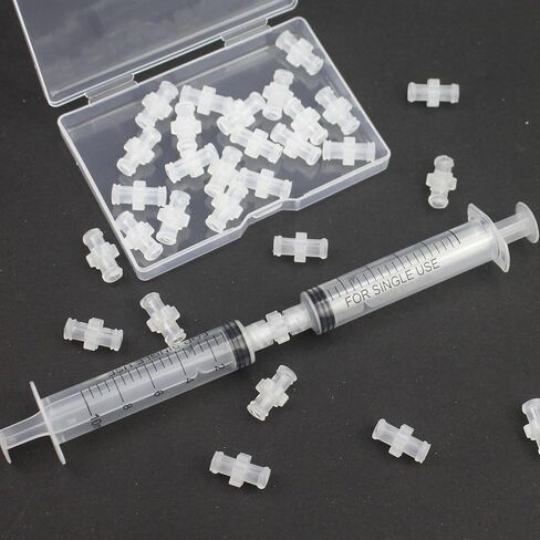 30 قطعة محولات حقنة أنثى لور حقنة إلى حقنة نقل مشتركة PP حقنة محول قفل موصل عدة للمختبر العلمي عينة حقن المحاقن in Kuwait
