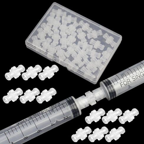 30 قطعة محولات حقنة أنثى لور حقنة إلى حقنة نقل مشتركة PP حقنة محول قفل موصل عدة للمختبر العلمي عينة حقن المحاقن in Kuwait