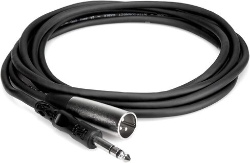 كابل توصيل متوازن من Hosa STX-110M 1/4 بوصة TRS إلى XLR3M، 10 أقدام in Saudi Arabia