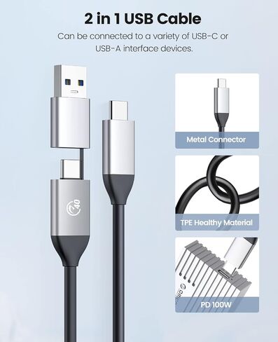 ORICO NVMe SSD Enclosure 40Gbps M.2 to USB-C Adapter for NVMe M-Key 4TB SSD 2280, Aluminum M2 External SSD Case, Compatible with Thunderbolt 3/4 USB3.2/3.1/3.0/Type C -M234-SV-V1 in Saudi Arabia