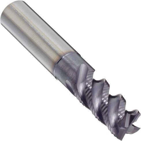 YG-1 EH970 Carbide Square Nose End Mill, Long Reach, TIALN Multilayer Finish, Roughing Cut, 45 Deg Helix, 4 Flutes, 2.5" Overall Length, 0.25" Cutting Diameter, 0.25" Shank Diameter in Saudi Arabia
