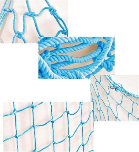 شبكة سمكة طبيعية من Rosoz مزخرفة للحفلات، شبكة من القطن الطبيعي مقاس 80 × 40 بوصة، ملحقات حفلات شبكة صيد السمك ذات طابع بحري in Kuwait