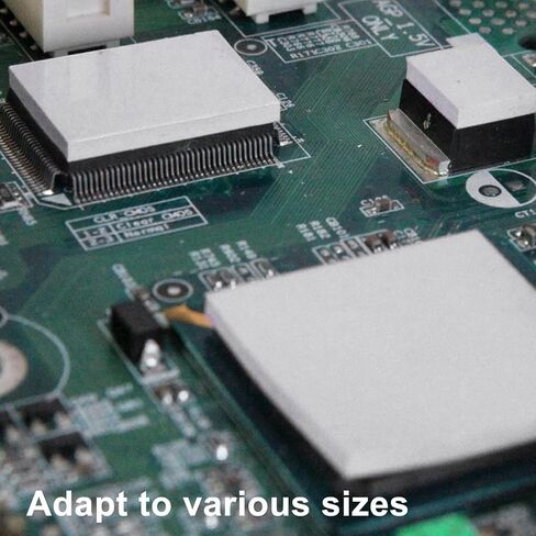 SWECENT Thermal Pad 0.5mm 12.8 W/mK [85x45x0.5mm], Non Conductive Heat Resistance High Temperature Resistance,Silicone Thermal Pad for CPU/GPU/SSD/PC/Laptop Heatsink in Saudi Arabia