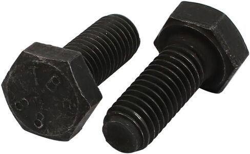 Uxcell 8.8 درجة M8x20mm كامل الخيوط اليد اليسرى موضوع عرافة رئيس الترباس 8 قطع in Kuwait