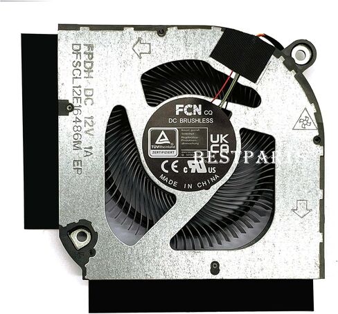 BestParts New Genuine CPU+GPU Fan Replacement for ACER Nitro 5 (AN515-58) Gaming Laptop 15.6'', P/N: FPDG DFSCK22D05883M, FPDH DFSCL12E16486M, 12V Fan in Saudi Arabia