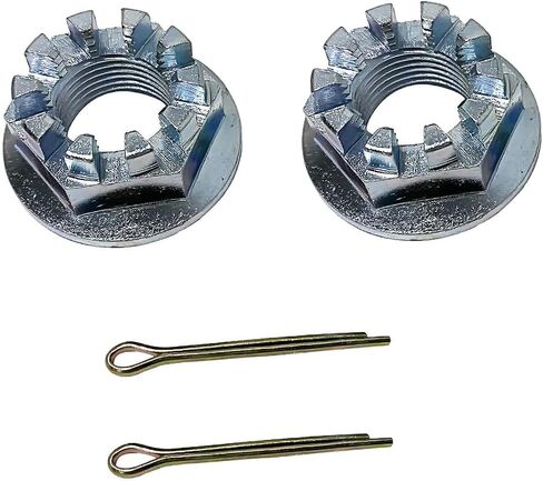 Set Of 2 Rear Axle Castle Crown Nuts Pins Compatible With HONDA ATV TRX700XX TRX400X TRX200SX FL400R PILOT TRX125 ATC250ES TRX200SX TRX300EX SPORTRAX 300 TRX300EX 1993-2008 in Saudi Arabia