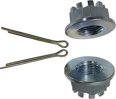Set Of 2 Rear Axle Castle Crown Nuts Pins Compatible With HONDA ATV TRX700XX TRX400X TRX200SX FL400R PILOT TRX125 ATC250ES TRX200SX TRX300EX SPORTRAX 300 TRX300EX 1993-2008 in Saudi Arabia