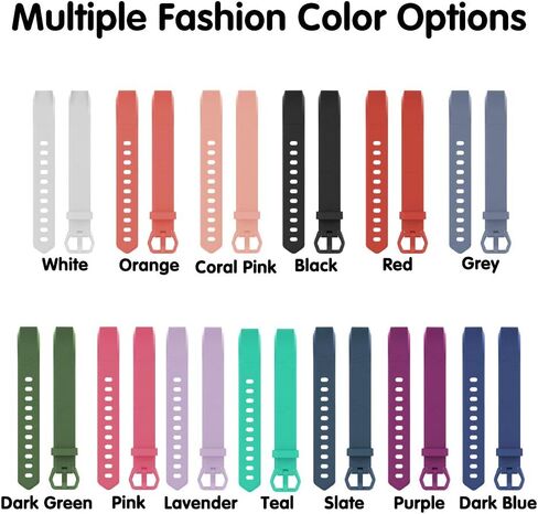 Fcloud Sport Watch Bands Compatible with Fitbit Alta/Fitbit Alta HR Soft Water Proof Fitness Straps for Women Men（White，Small） in Saudi Arabia