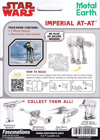 Fascinations Metal Earth Star Wars: AT-AT Model in Saudi Arabia