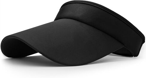 Visor Hats for Women/Men Sun Protection UPF 50+ Wide Brim Sport Hats Adjustable Empty Top Cap for Golf, Running in Saudi Arabia
