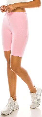 RENESEILLE Women's Active Biker Shorts – High Waist 7" Inseam Athletic Workout Gym Sports Yoga Running Bike Pants in Saudi Arabia