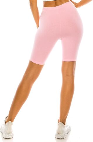 RENESEILLE Women's Active Biker Shorts – High Waist 7" Inseam Athletic Workout Gym Sports Yoga Running Bike Pants in Saudi Arabia